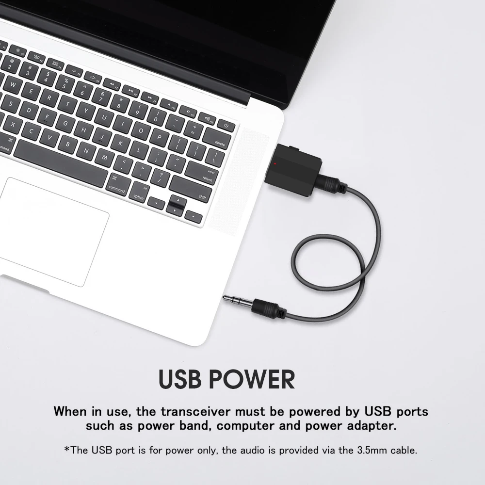 Приемник и передатчик Bluetooth 5 0 2 в 1 с USB разъемом 3 мм аудиоадаптер AUX для