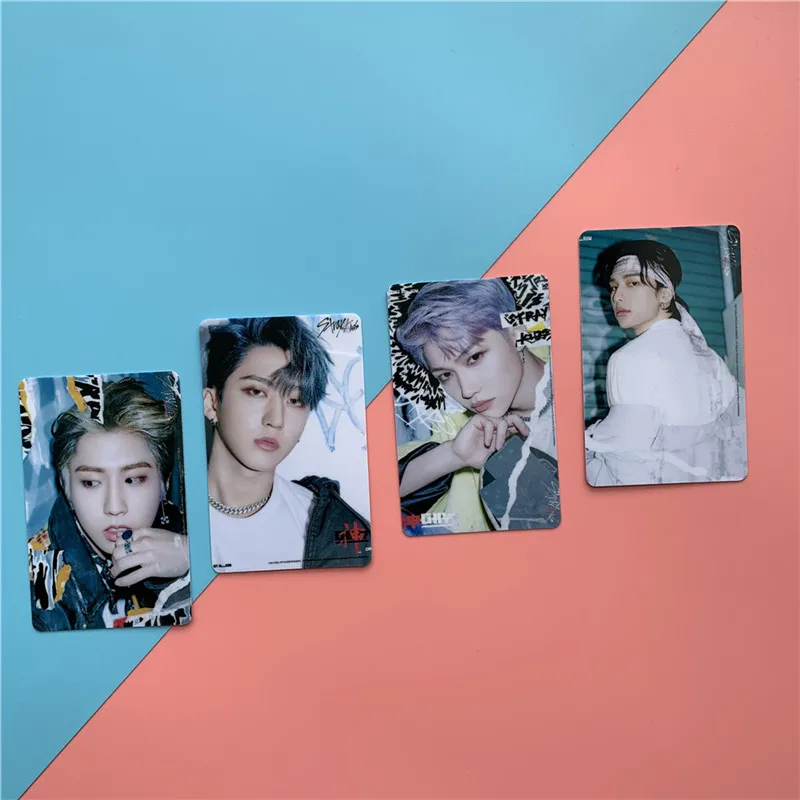 10 шт./компл. Kpop Stray Kids новый альбом GO Sheng JISUNG HUYUNJIN JEONGIN CHAN охватывающий HD Кристалл