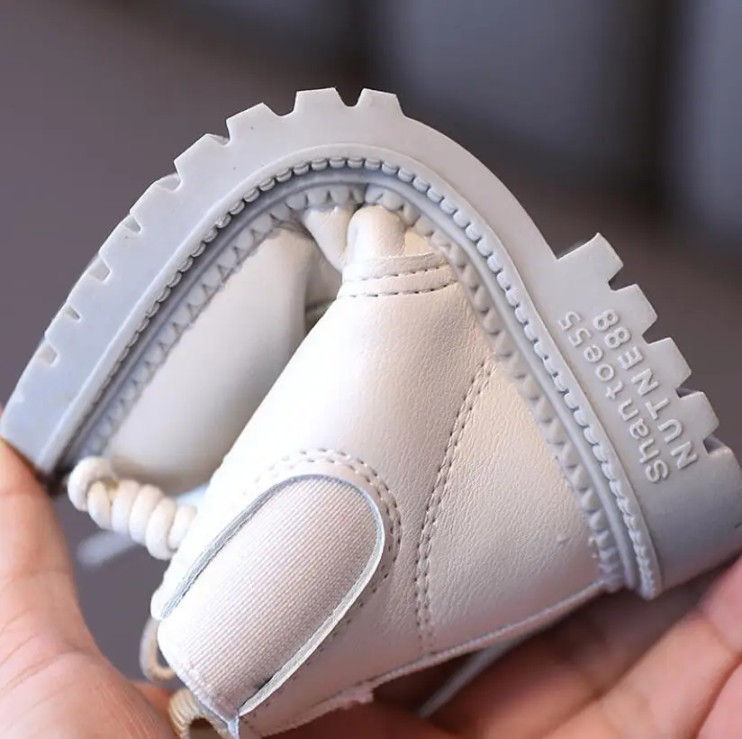 Детская повседневная обувь модные осенне-зимние ботинки для мальчиков короткие