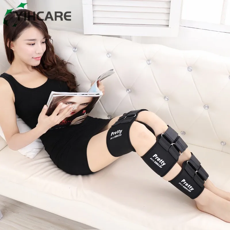 YihCare O/X Тип ног лосины для фиксации коленей корректирующие ремни бандаж Корректор
