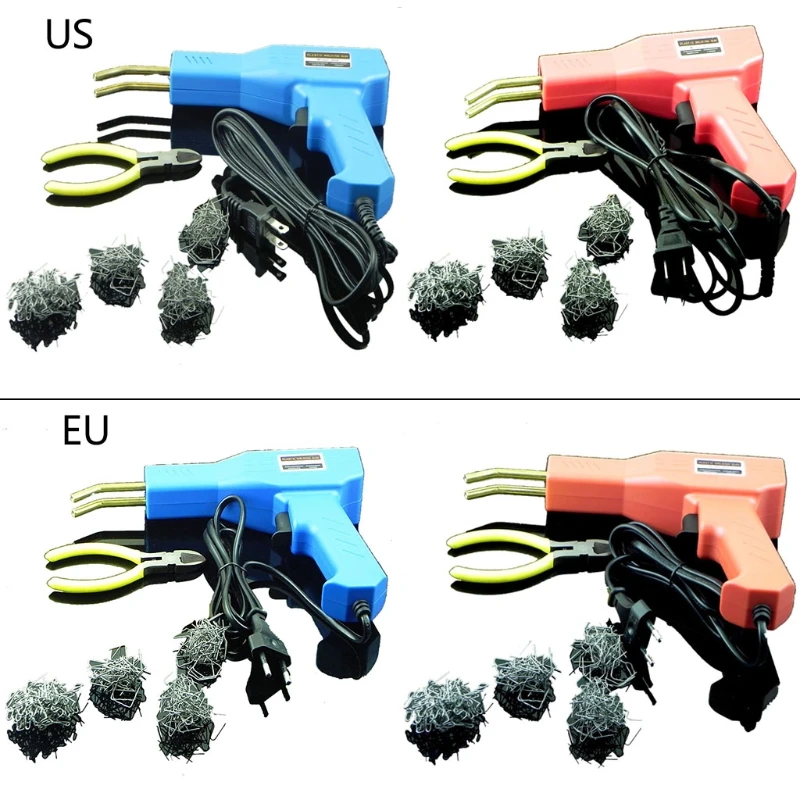 

50W Plastic Welding Kit Hot Stapler Welding Repairing Machine Welding Gun Plastic Welding Machine Car Bumper Repair Kit Garage