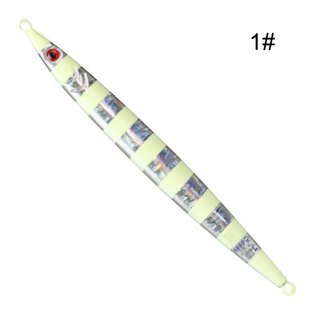 Длинная джиг для Глубоководной Рыбалки приманка рыбалки светящаяся