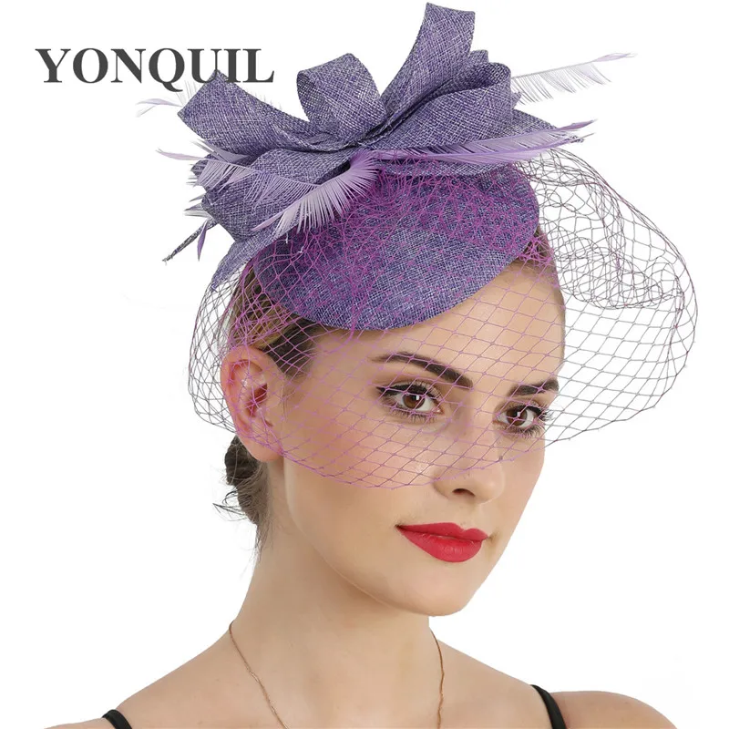 

Элегантная женская Вуалетка с зажимом, шляпа с вуалью, свадебные головные уборы Nesh, женские вечерние аксессуары для волос в Королевском Сти...