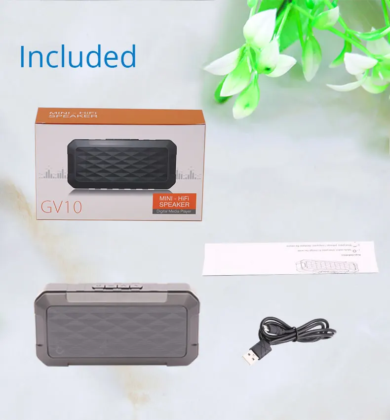 GV10 мини беспроводной bluetooth динамик enceinte портативный parlante Саундбар spotify Премиум ретро компьютер Бумбокс синий зуб usb