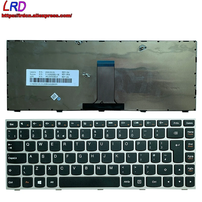 Английская английская клавиатура для Lenovo 300-14 500-14 ACZ иск B40 Z41 Z40 G40 -70 -75 -45 -80 -30 B41