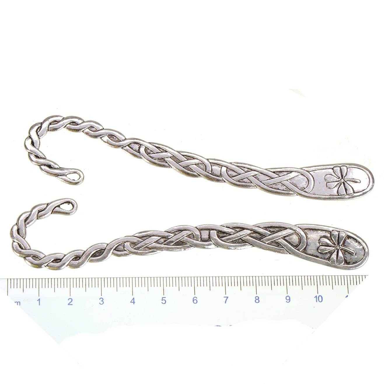 Закладки металлические серебристые 118 мм 5 шт.