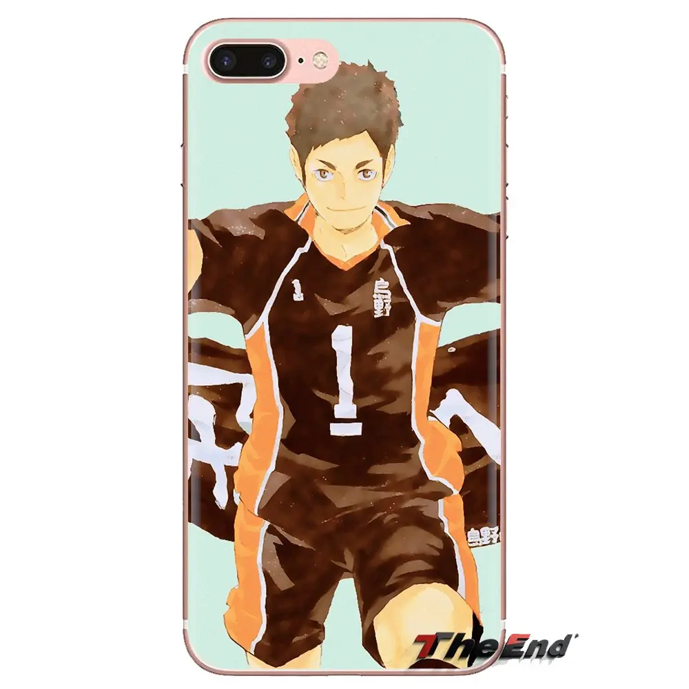Для samsung Galaxy S3 S4 S5 мини S6 S7 край S8 S9 S10 Plus Note 3 4 5 8 9 мягкий прозрачный чехол daichi Haikyuu №