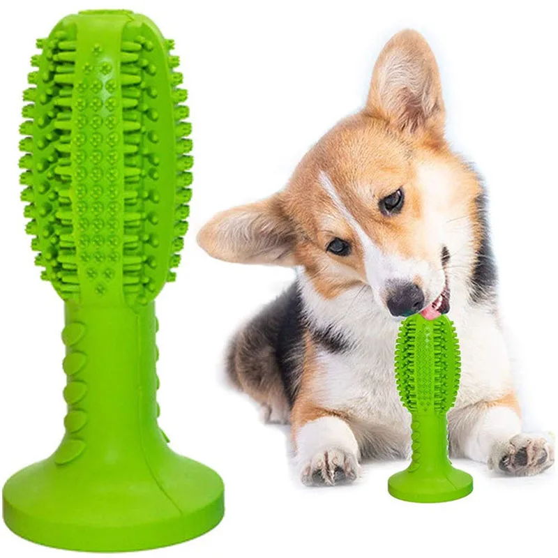 

Зубная щетка для собак, жевательная палочка, присоска, игрушка для собак, натуральный каучук, чистящие зубы, жевательные игрушки, нетоксична...