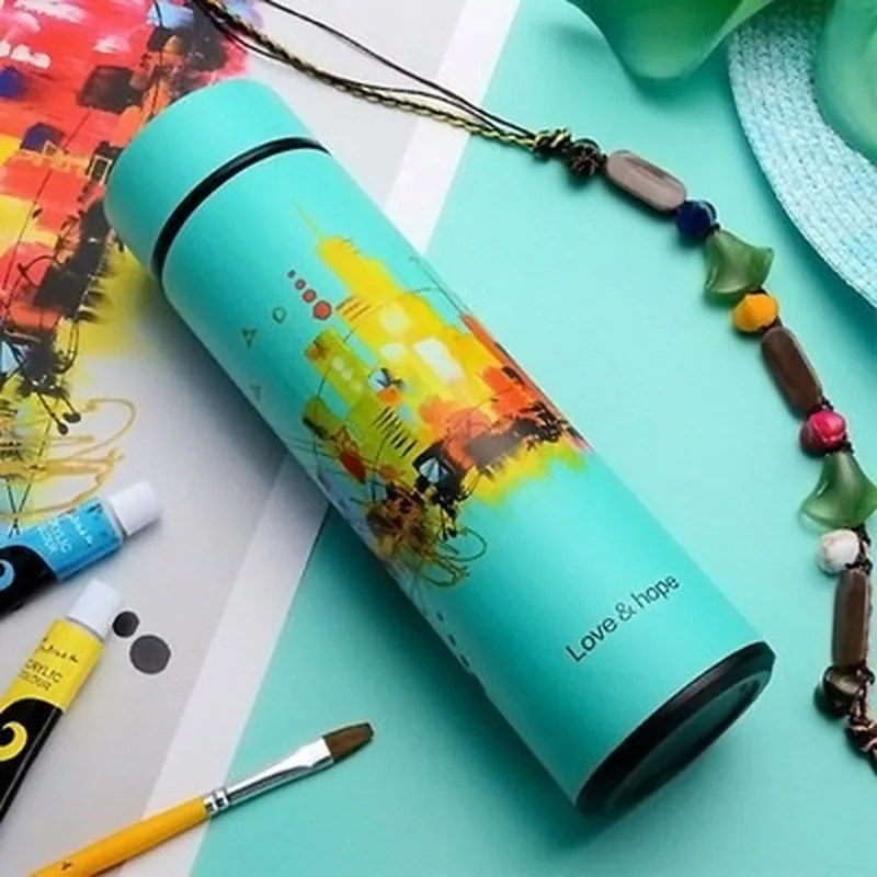 Креативная деловая прямая Вакуумная чашка из нержавеющей стали для мужчин и