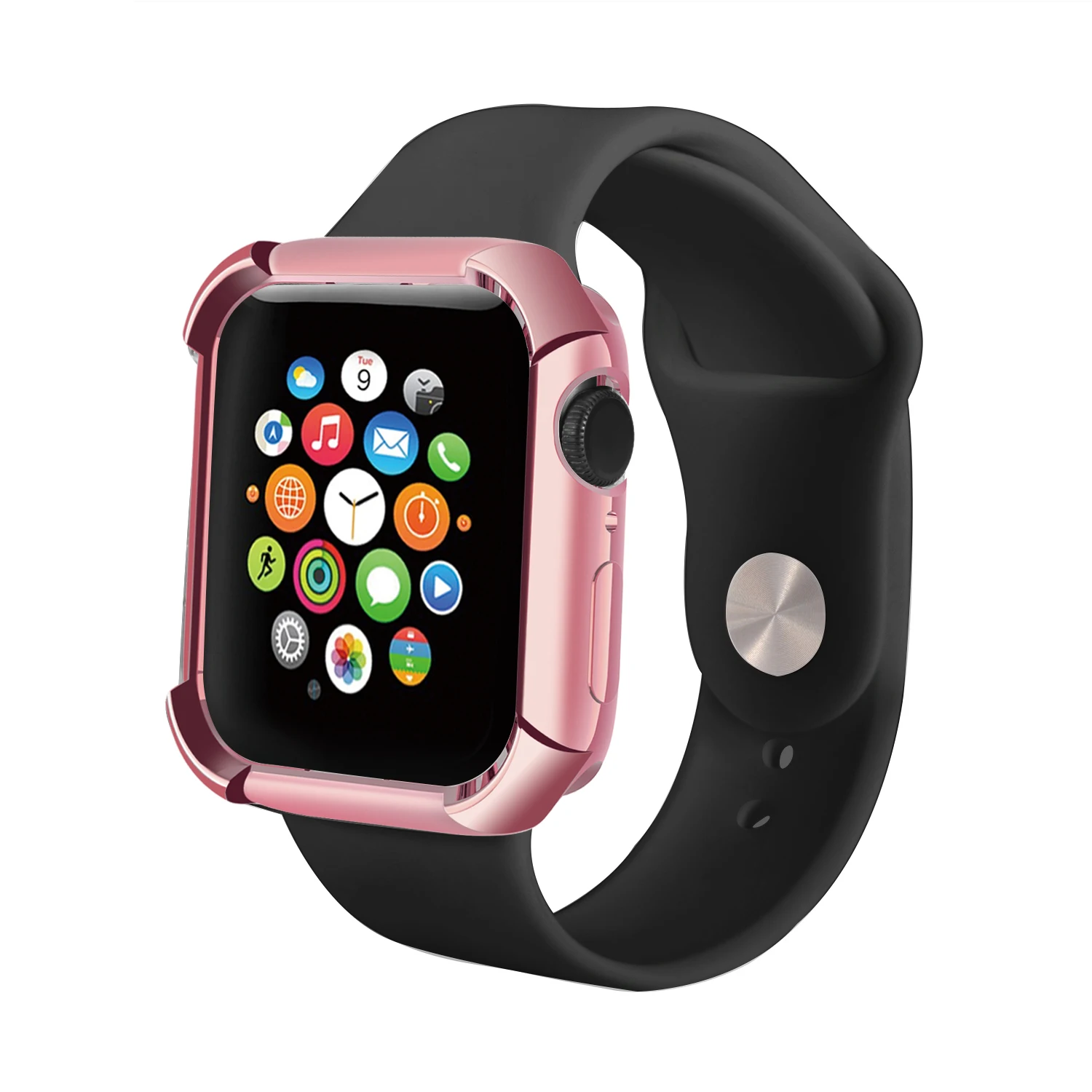 Чехол для Apple watch band Apple Watch 4 Чехол 44 мм 40 мм iWatch TPU бампер защитный бампер Защитная оболочка часы аксессуары
