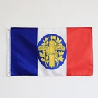 Флаг Франции спецопераций, полиция жандармерии с фразой Свобода, равенство, братство, 90x150 см, баннер 3x5 футов