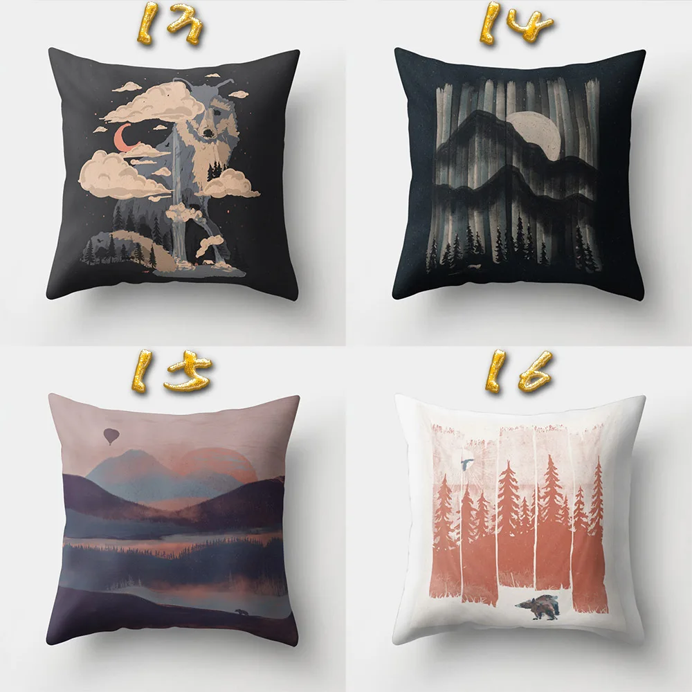 Чехол для подушки 45*45 печатная диванные офиса наволочки украшение дома из