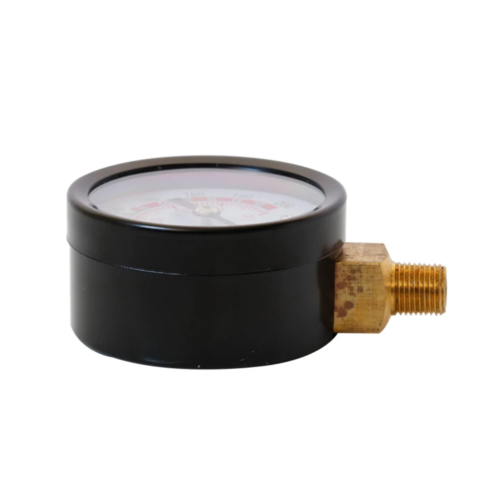 2 &quotЦиферблат гидравлической жидкости манометр метр Двойной весы 1/8&quot NPT 0 1.4mpa