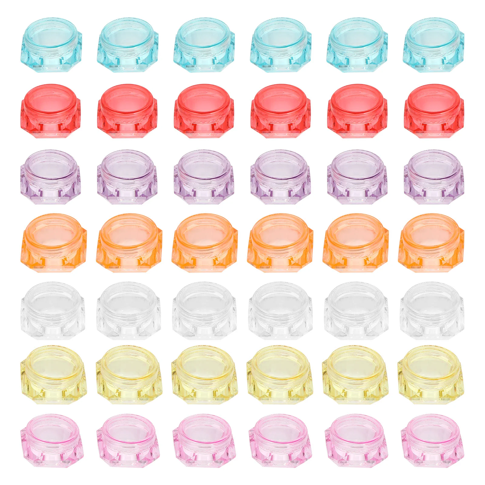 

40Pcs 5ml Cosmetic Jars Makeup Empty Cream Samples Pots with 3Pcs Mask Spoons