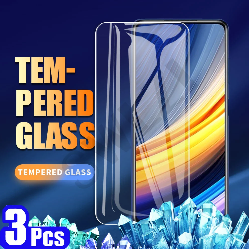 3/5 шт. стекло для Xiaomi POCO M2 M3 X3 pro pocophone F1 F2 pro F3 GT X2 C3 защита для экрана телефона Закаленное стекло Защитная пленка