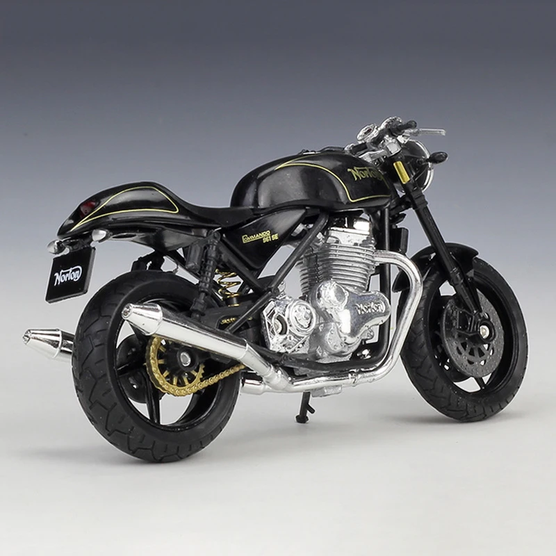 Welly 1:18 модели мотоциклов Norton Commando 961 модель мотоцикла миниатюрная гоночная