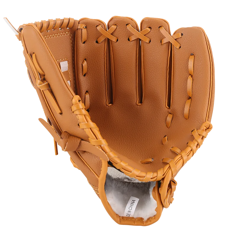 

Pitcher PVC Baseball Glove Softball Left Hand Training Baseball Glove Catcher Equipment Guantes De Softbol Sports AccessoriesDE5