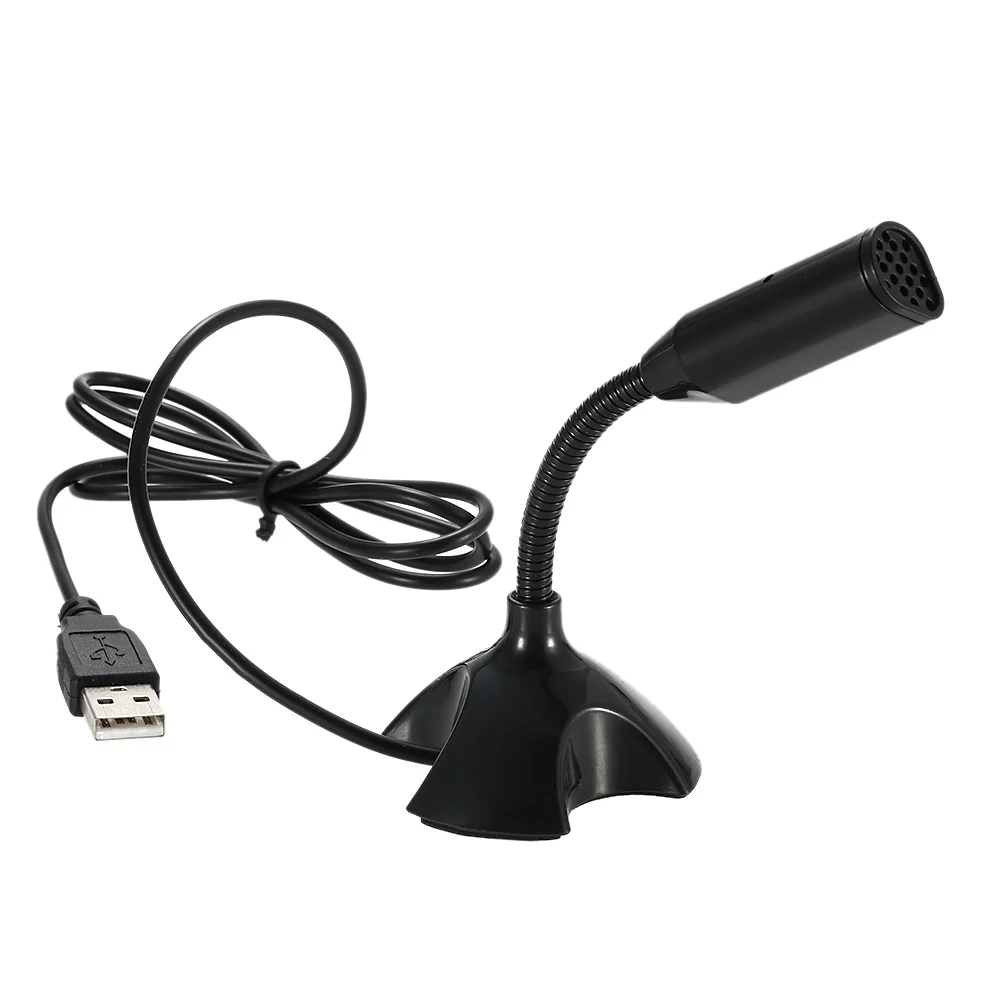Хит продаж 2020 мини USB микрофон для студийной речи регулируемый ноутбука