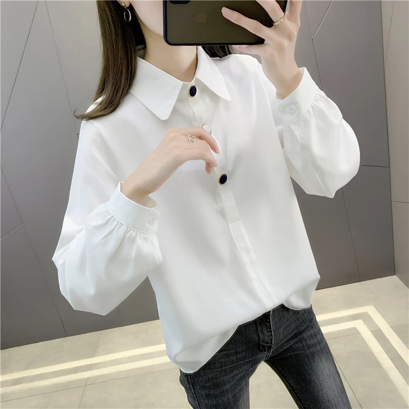 

Room 208182, Row 6, under No. 2] real shooting, solid color square neck long sleeve shirt 27