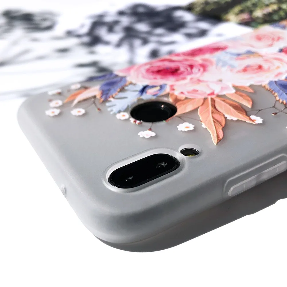 Ультратонкий Мягкий чехол для Huawei Mate 20 lite Pro Цветочный P30 P20 P10 P Smart Nova Honor 8X 10 9 Lite |