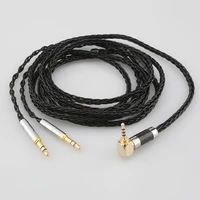 hifi 8 core headphone earphone cable for denon ah d600 d7100 hifiman sundara ananda he1000se he6se he400i he400se arya