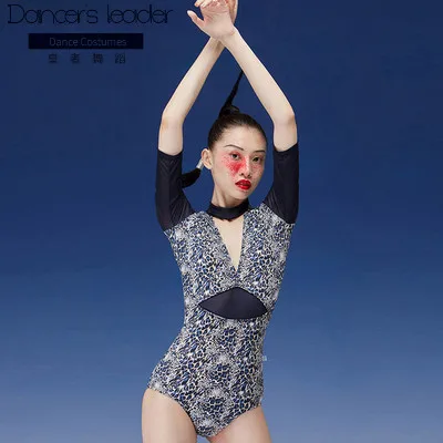 

Ballet Leotard Costume Sexy Leopard Adult Gymnastics Practice Clothes Actress Competition Performance Dancewear Suit