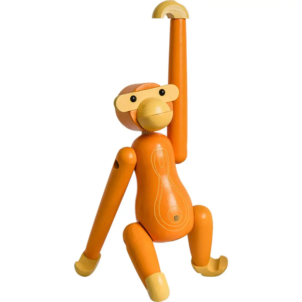 

Nordic Ins Cute Creative Monkey Wood Ornaments Wall Shelf layout Gifts Decoration Home Living Room TV Cabinet Accessories