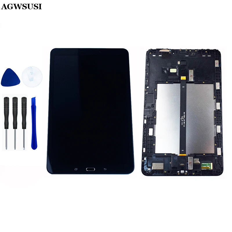 Для Samsung Galaxy Tab A SM T580 T585 ЖК дисплей экран сенсорный сенсорная панель дигитайзер