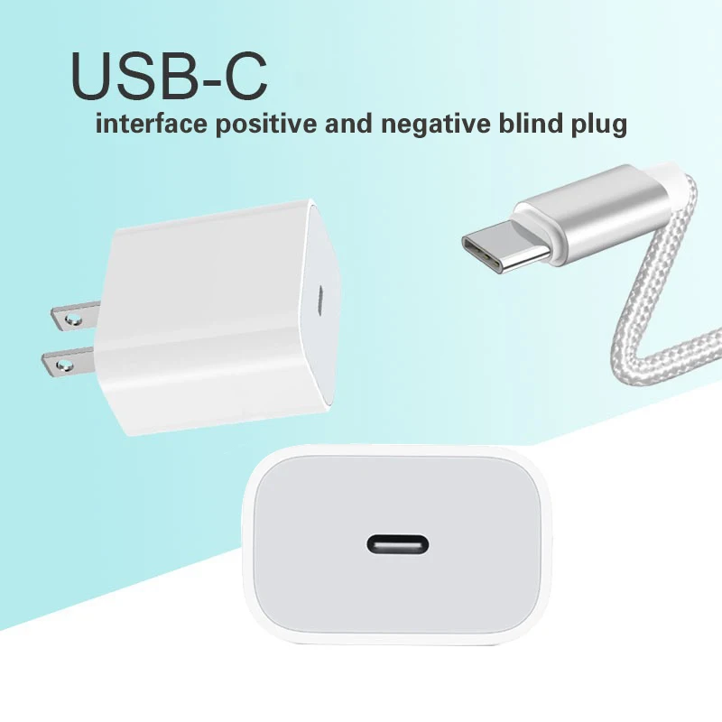 

18W 3A EU/US Plug PD USB Charger Quik Charge 3.0 Mobile Phone Charger For iPhone 12 Samsung Xiaomi Fast Wall Chargers