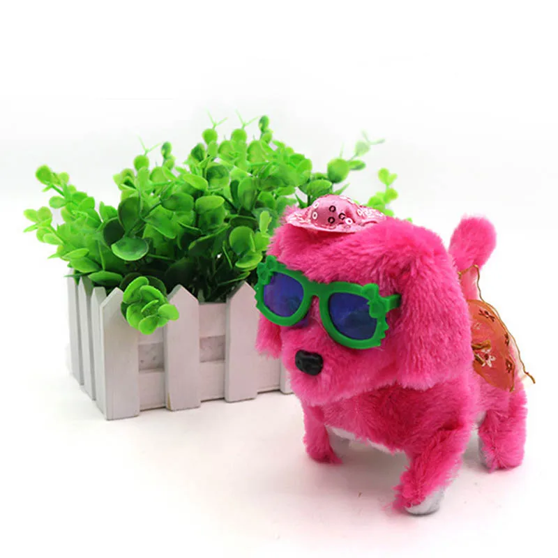 Детская электронная игрушка собака со звуковым управлением интерактивный робот