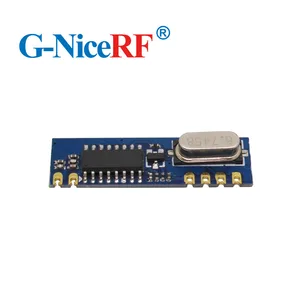 Модуляция ASK, мощный привод, супер гетеродинный RF, 433 МГц, модуль приемника SRX887, 15 шт.лот, с антенной