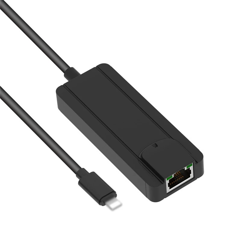 4 в 1 Usb 2 0 концентратор для IOS до RJ45 Ethernet конвертер адаптер LAN Проводная сеть iPhone/iPad