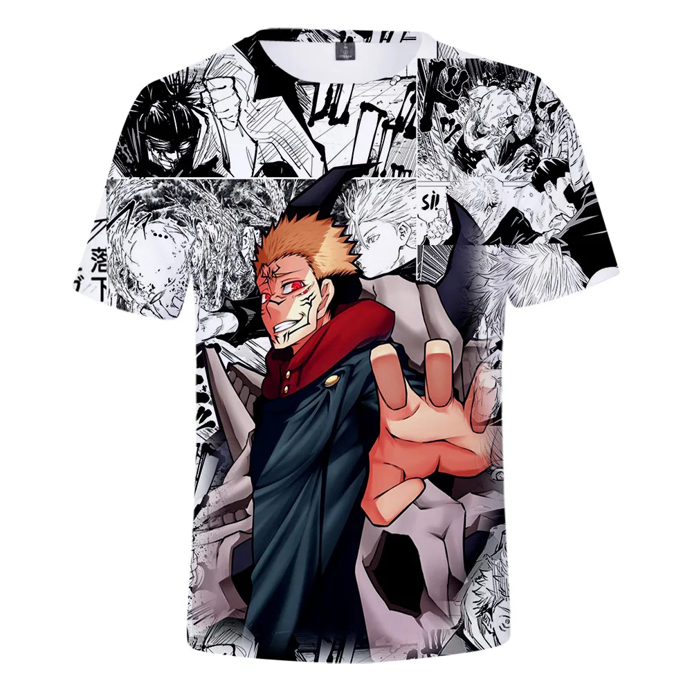 

Jujutsu Kaisen T-Shirts Anime 3D Print Streetwear Men Women Harajuku Cosplay Oversized T Shirt Fashion Tees Tops Clothing Unisex