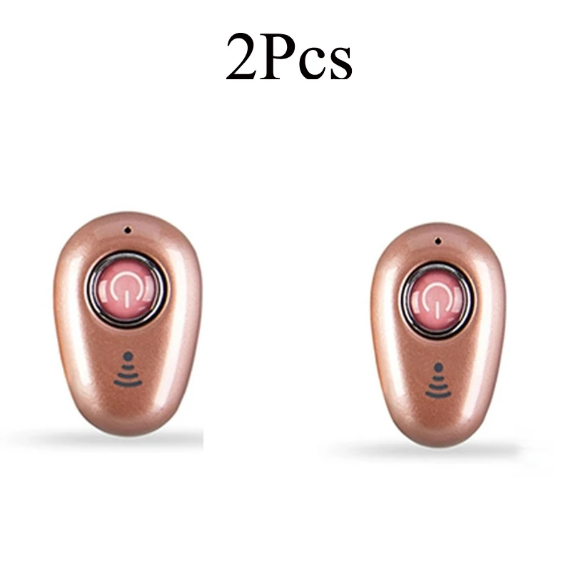 2Pcs Pink Для Galaxy buds беспроводные наушники Bluetooth наушники в ухо мини Handsfree невидимые вкладыши с микрофоном для samsung buds huawei - Цвет: 2Pcs Pink