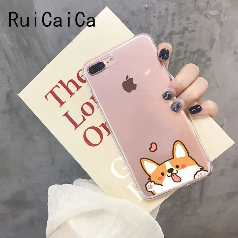 A2 RuiCaiCa милый корги Butt Animal Puppy клиент высокого качества чехол для телефона iPhone 8 7 6 6S Plus X XS MAX 5 5S SE XR 10 Чехол - Цвет: A2