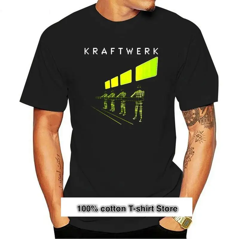 

¡Camiseta negra Kraftwerk 3D, camisa electrónica kraftrock Neu! Camiseta estampada Vintage Ultravox 242