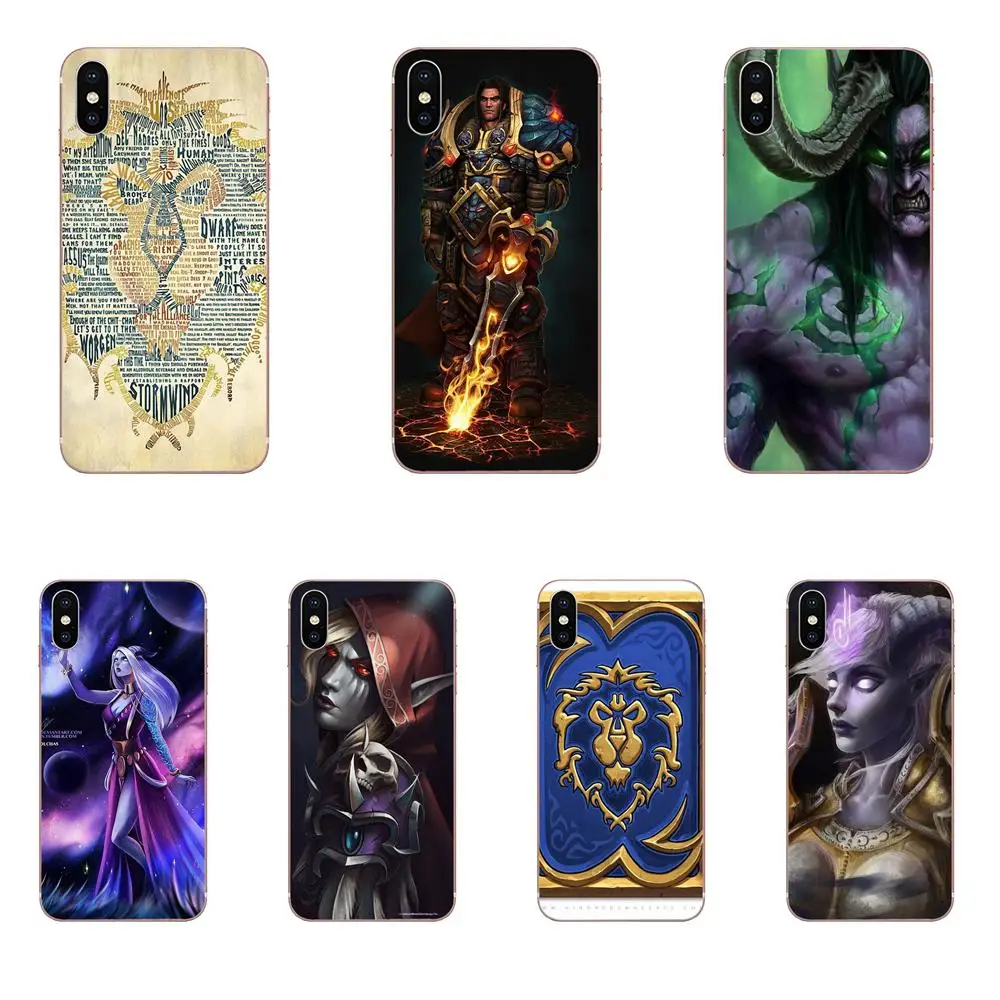 Гибридный мягкий ТПУ чехол World Of Warcrafts Alliance для Sony Xperia Z Z1 Z2 Z3 Z4 Z5 compact Mini M2 M4 M5 T3 E3 E5 XA