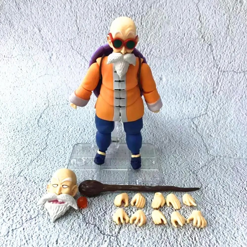 Dragon Ball Z Мастер Роши подвижный ПВХ Фигурки игрушки 140 мм из мультфильма Жемчуг