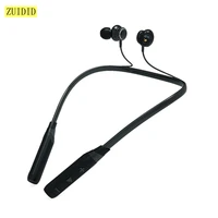 j16 bluetooth 5 0 wireless earphone stereo earbuds neck pendant noise reduction sports waterproof headset with mic