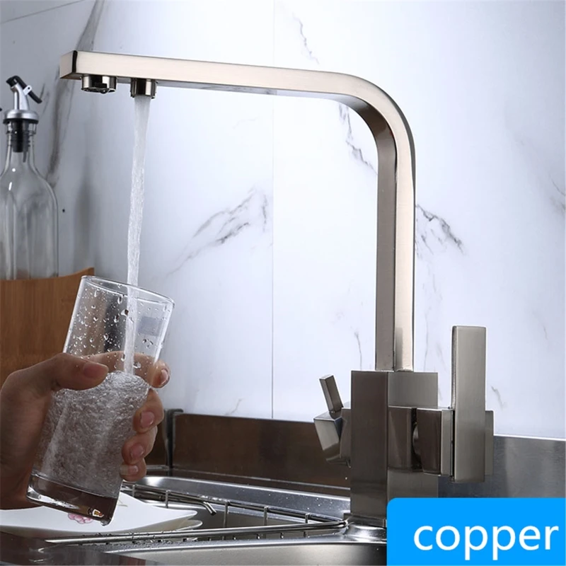 Латунный смеситель с питьевой фильтрованной водой Поворот 360 градусов|Смесители