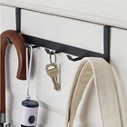 5 крючков, Домашний Органайзер для ванной комнаты, вешалка для одежды, пальто, шляпы, полотенец, держатель для ванной, кухни, крючки, аксессуары