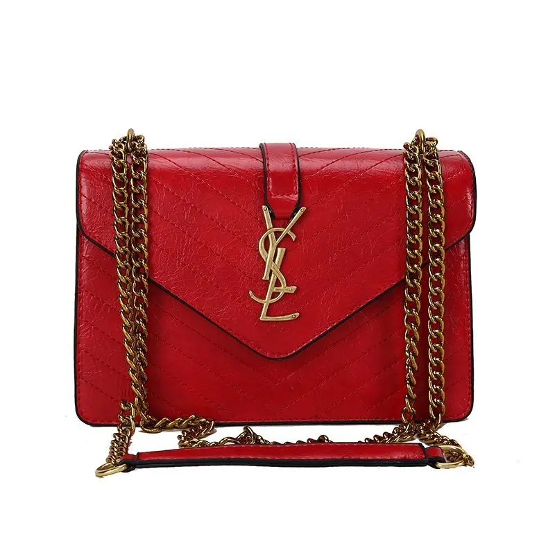 

Fashion women's bag 2021 new chain stilettos one-shoulder small square bag beautiful 100-pack flip bag