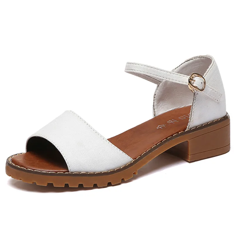 Летние сандалии с цветочным принтом женские открытым носком женская обувь из