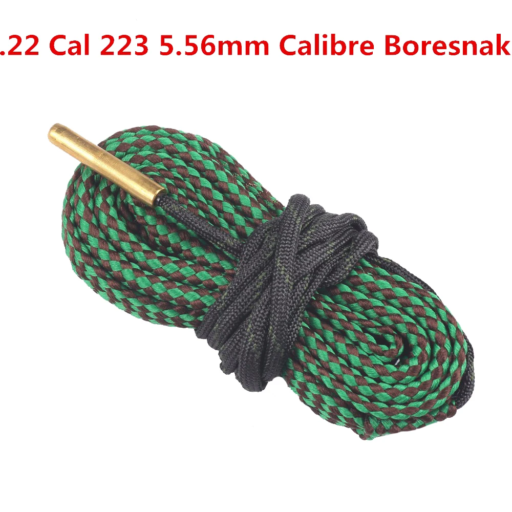 Охотничья винтовка для чистки змеиной винтовки 22 Cal 223 5,56 мм. 17. 38 284. 308,40. 243 6 мм, 7 мм, 9 мм Калибр канат Boresnake винтовка ствол