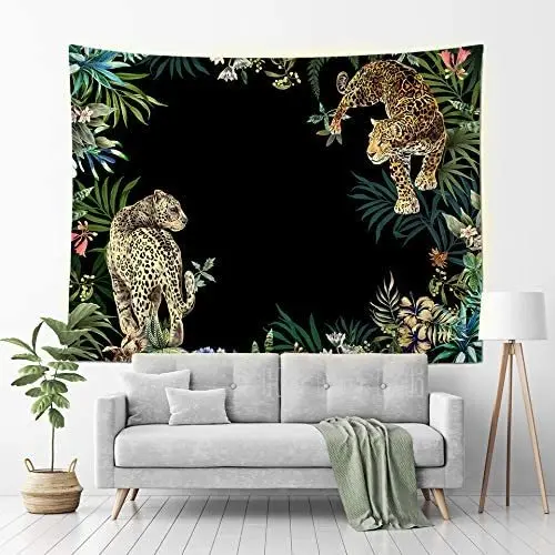 

Happy Memories Tapestry Wall Hanging Mountain Tree Animal Wall With Art Home Decoration For Living Room
