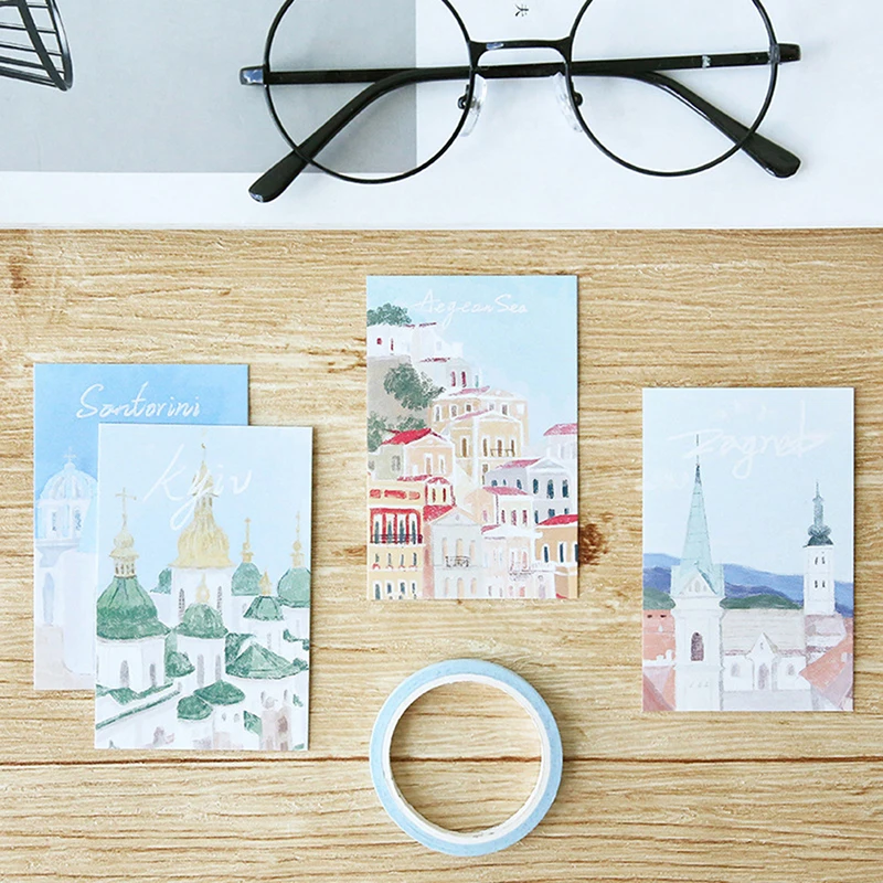 

28 sheets/Set Colorful Life Postcard Greeting Card Gift Card Message Card