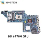 Материнская плата NOKOTION для ноутбука HP Pavilion DV7 DV7-6000, материнская плата HM65 DDR3 HD6770M GPU 639391-001 665991-001, полный тест