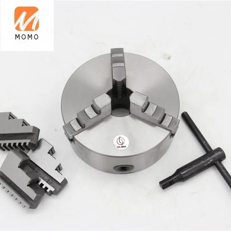 

Machine tools K11 type K11-250 Type 3 jaw Self-centring Cylinder Center mounting Lathe Chucks For CNC