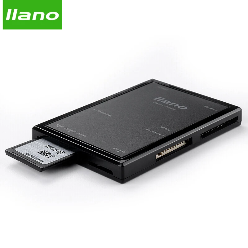 Llano 7 в 1 USB 3 0 устройство для чтения смарт карт флэш памяти TF/SD/MS/CF 4 карты sd/Micro SD/usb