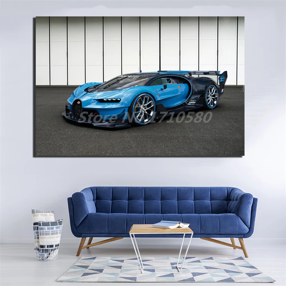 Hypercar супер автомобиль плакат гоночный печать на холсте картины для гостиной